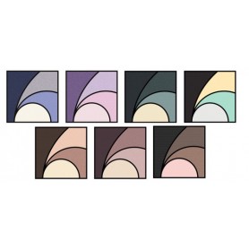 Golden Rose oční stíny Quattro Longstay