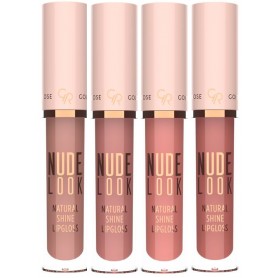 Golden Rose NUDE LOOK natural shine lipgloss lesk na rty s přirozeným leskem 