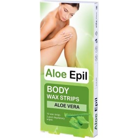 Aloe Epil Body depilační voskové pásky na tělo 16 + 2 kusů