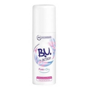 VÝPRODEJ B.U. antiperspirant ve spreji action pure dry (cestovní balení)