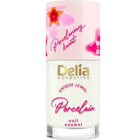 Delia Cosmetics Porcelain lak na nehty 2v1 č.2 krémový 
