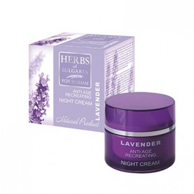 Biofresh Herbs of Bulgaria Lavender obnovující anti age noční pleťový krém