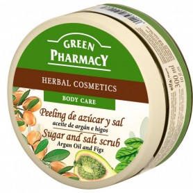 Green Pharmacy tělový peeling/scrub - fíky a arganový olej