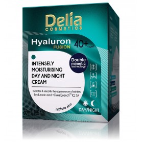 Delia Cosmetics Hyaluron Fusion intenzivní hydratační krém proti vráskám 40+