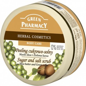 Green Pharmacy tělový peeling/scrub káva a bambucké máslo